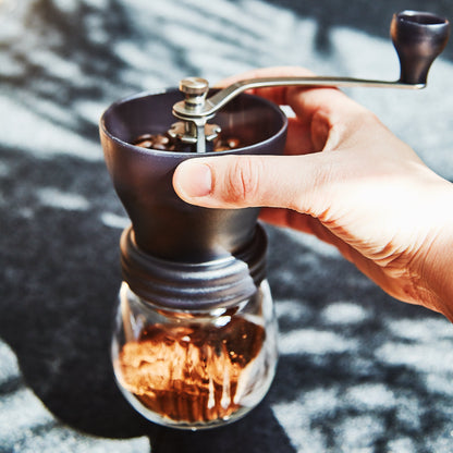 Hario Kaffeemühle Skerton Pro nach Gebrauch