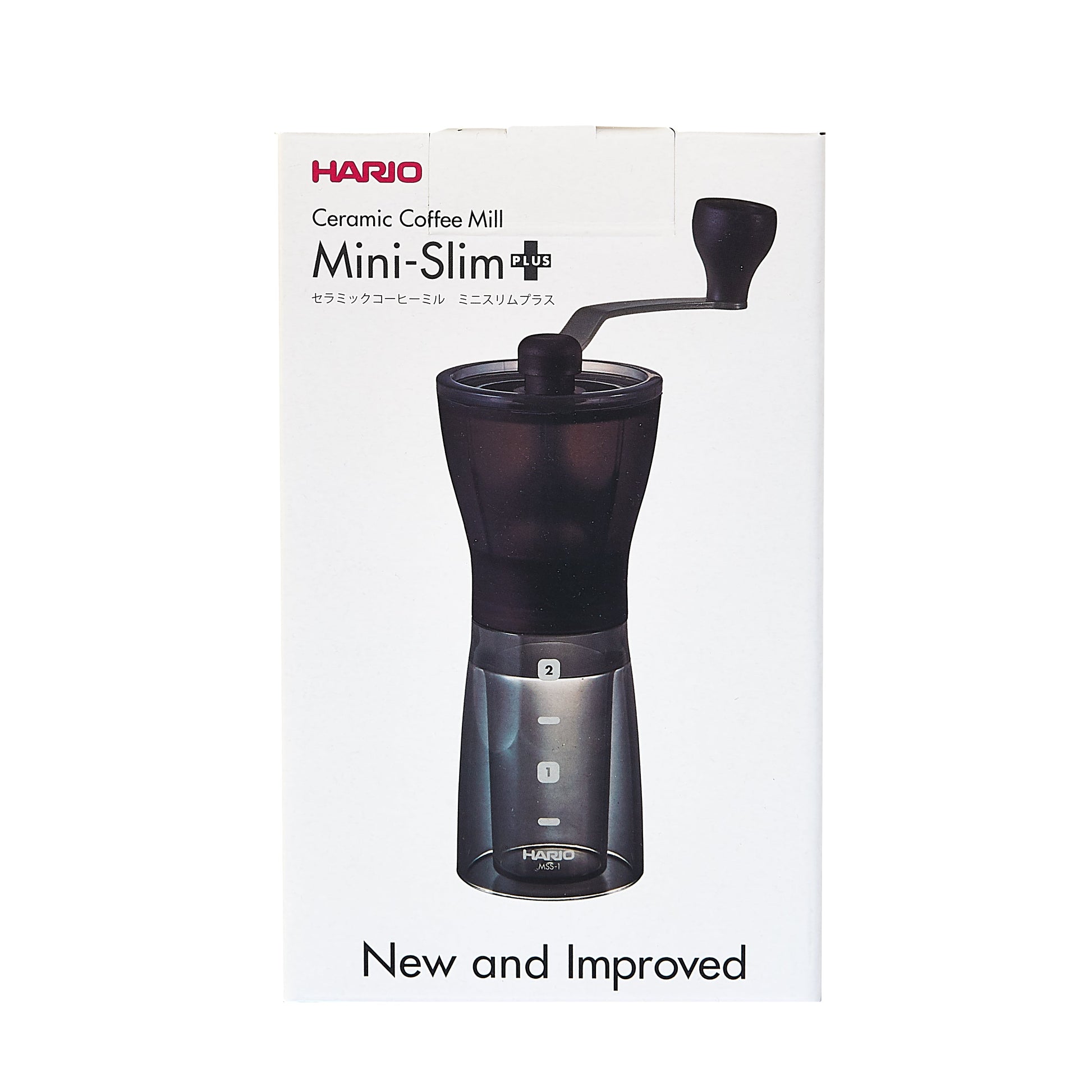 Hario Mini Slim Plus Kaffeemühle Verpackung