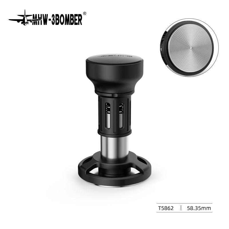 MHW-3BOMBER Yu Series Impact Tamper 58,35 mm, geriffelte Basis Tamper