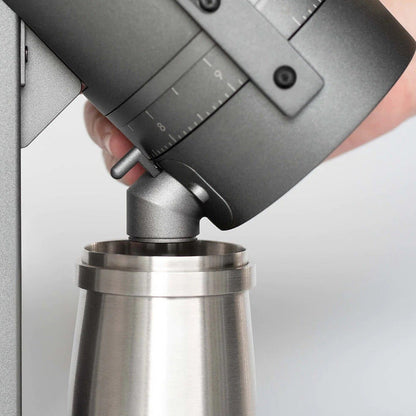 Acaia Orbit Single Dose elektrische Kaffeemühle mit Dosierbecher