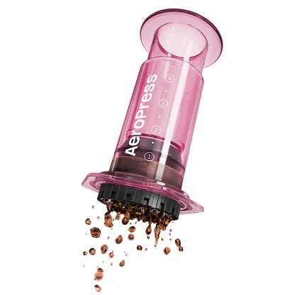 AeroPress Clear Kaffeebereiter Clear Pink.