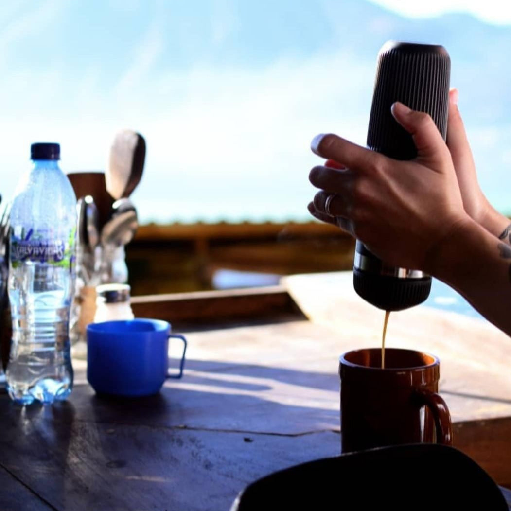 Zubereitung mit der Wacaco Nanopresso mit Barista Kit (größerer Wassertank)