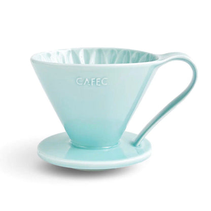 CAFEC Handfilter Arita Flower Dripper Blau