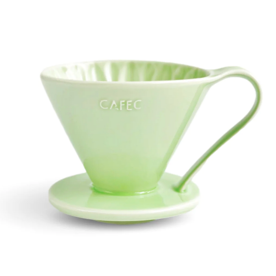 CAFEC Handfilter Arita Flower Dripper Green