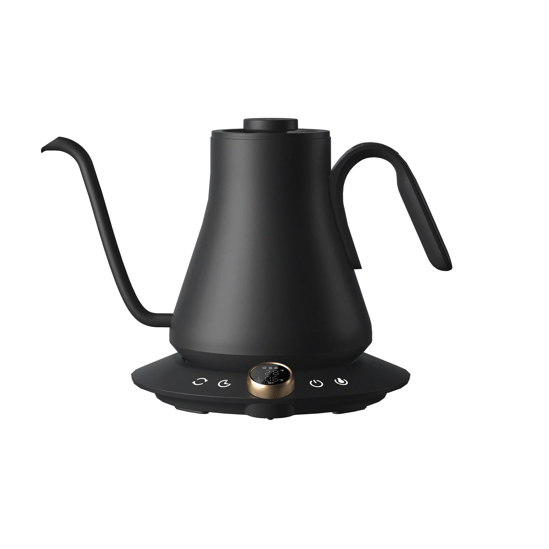 Cocinare Flow Gooseneck Kettle Wasserkocher elektrisch black, 0,9 l