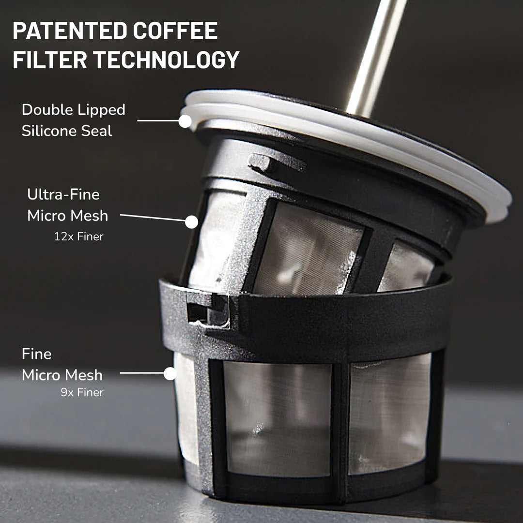 Espro P0 Ultralight Travel Coffee Press French Press für unterwegs, Meshfilter