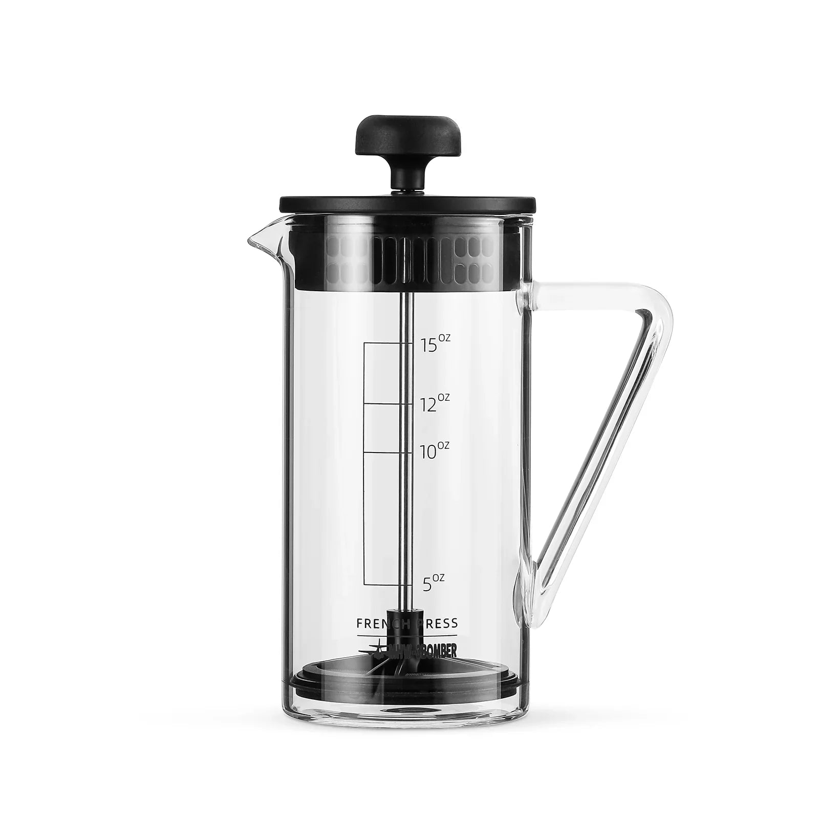 MHW-3BOMBER Gimme French Press 450 ml schwarz Frontansicht