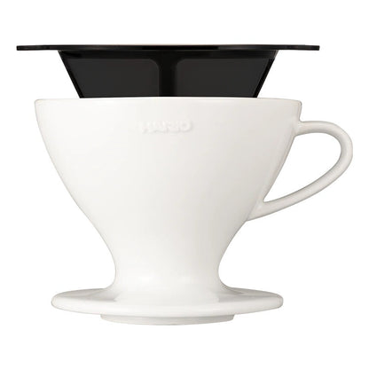 Hario Handfilter Coffee Dripper W60 Größe 02, weiß