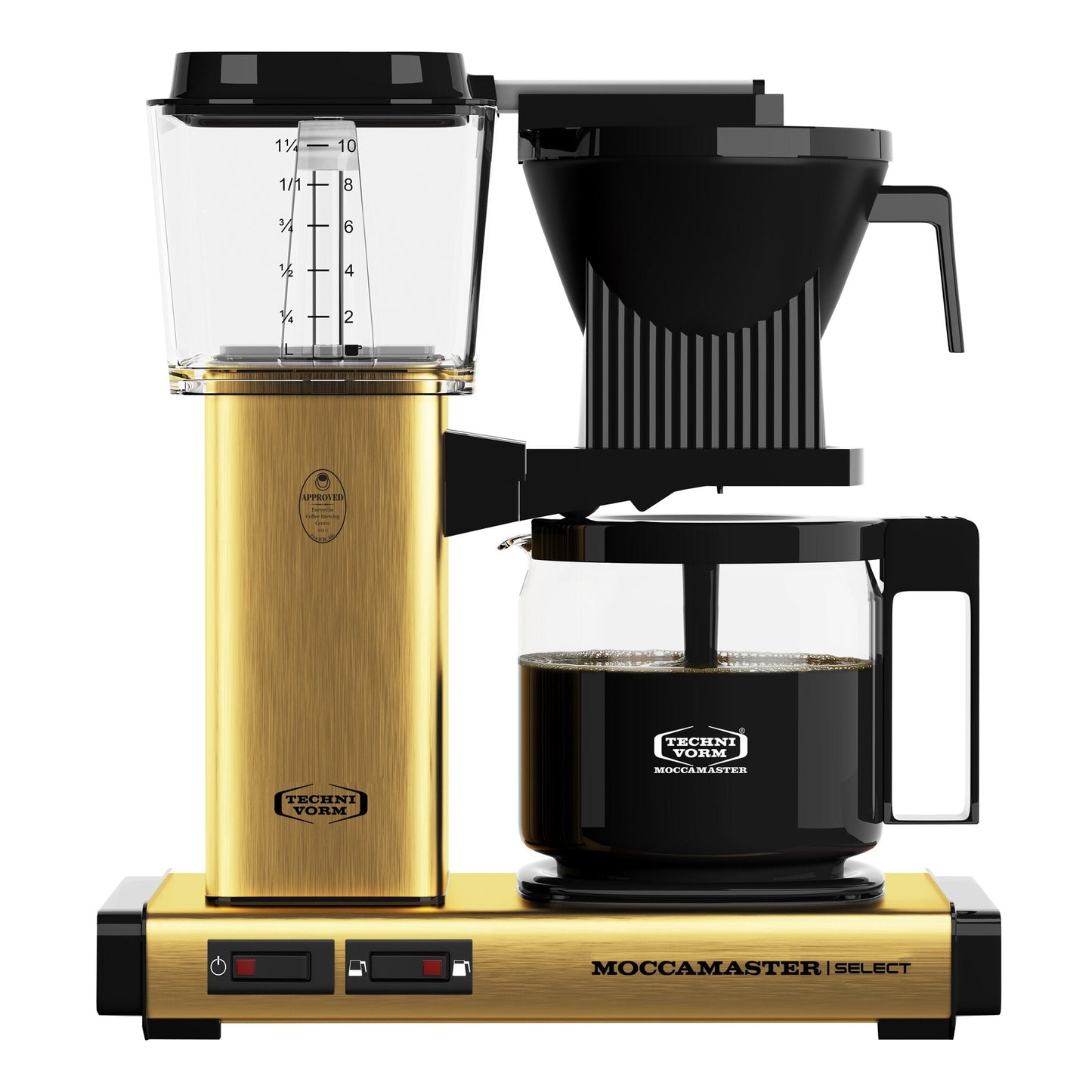 Moccamaster KBG Select Filterkaffeemaschine Brushed Brass