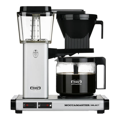 Moccamaster KBG Select Filterkaffeemaschine Matt Silver